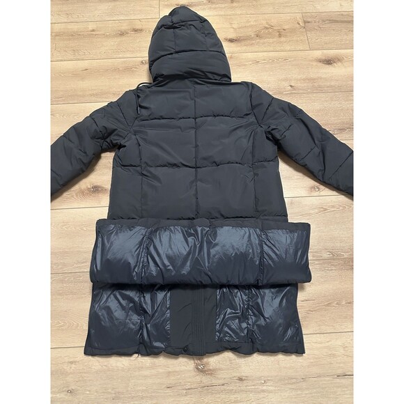Women’s DKNY Heavy Puffer Parka Long Coat Jacket Black XL EUC! - Picture 4 of 15